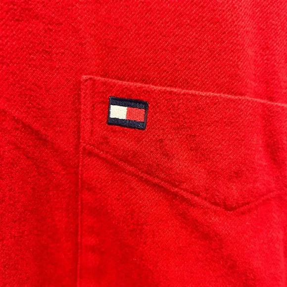 Tommy Hilfiger‎ Vintage Cotton Flannel Button Down Men’s size Large - Picture 7 of 8